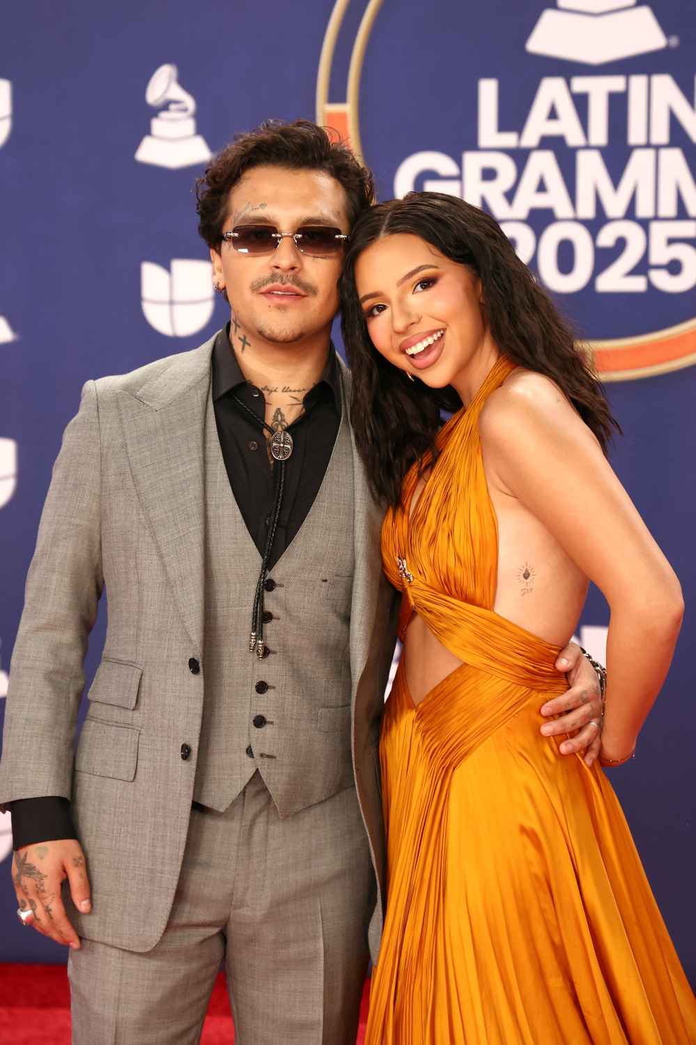 Cristian Nadal y Ángela Aguilar.