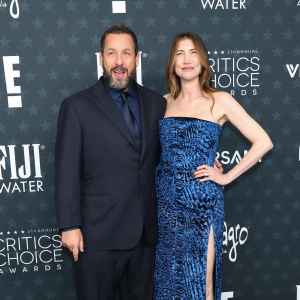 Adam Sandler Has Fun Night Out With Wife at 2026 Critics Choice Awards