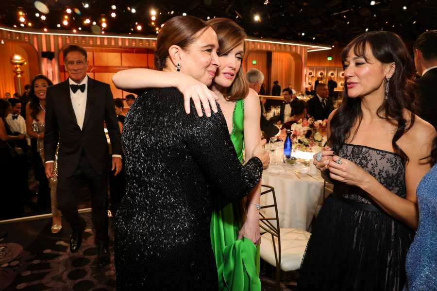 What You Didn't See on TV at the 2026 Golden Globes: PDA, Candid, Reunions