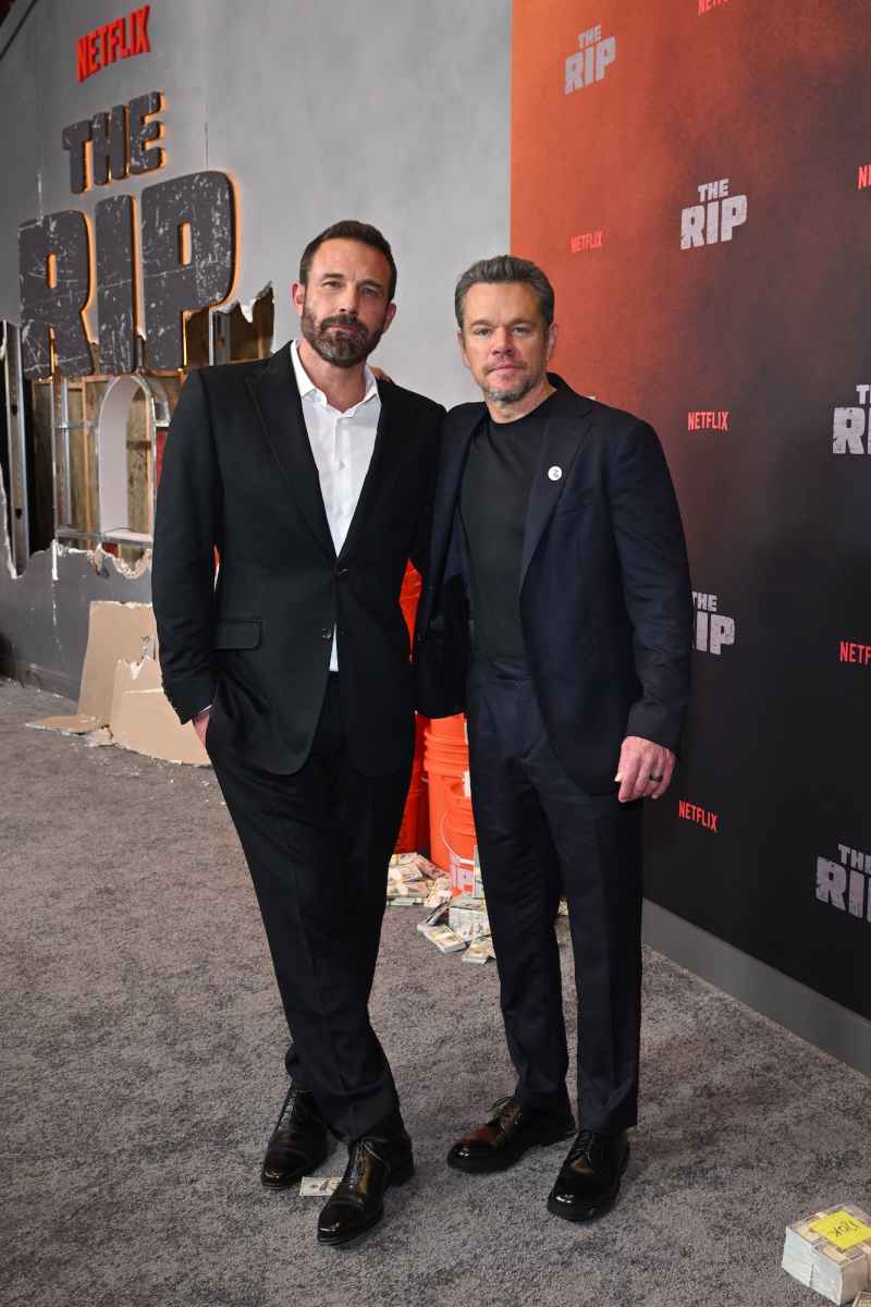 Ben Affleck Praises Best Friend and Costar Matt Damon at The Rip ...