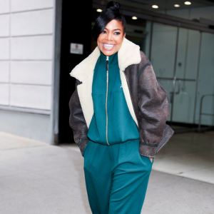 Gabrielle Union is seen in Midtown on January 14, 2026 in New York City.