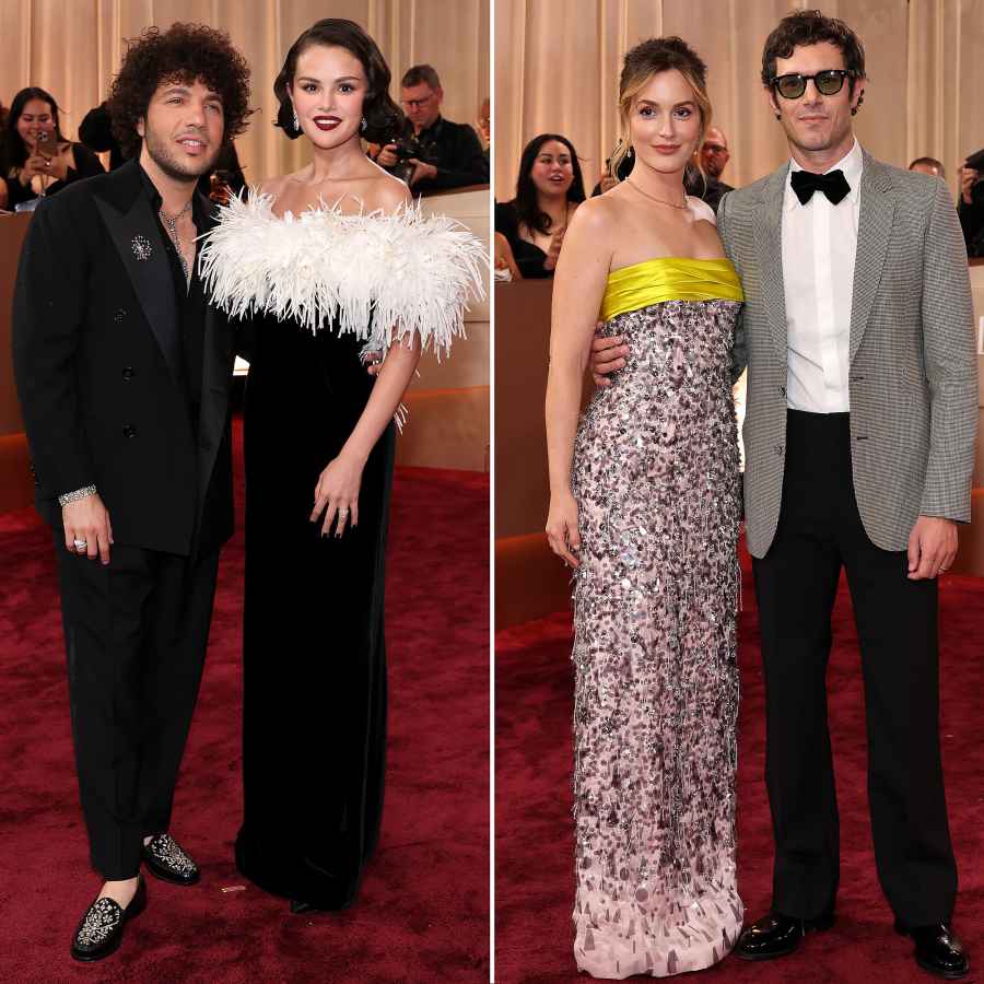 Hottest Couples Red Carpet Arrival Golden Globes 2026 Benny Blanco and Selena Gomez Leighton Meester and Adam Brody