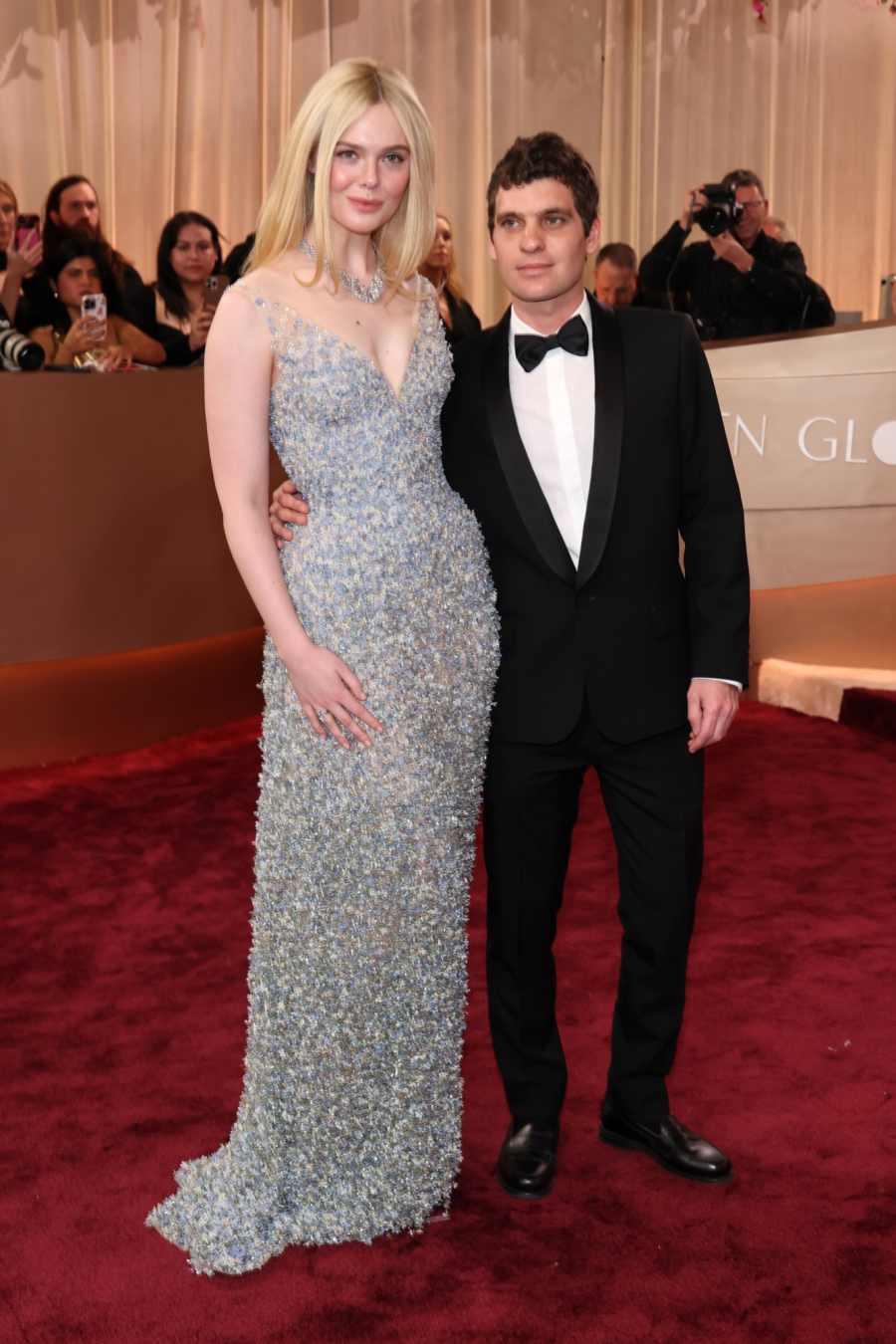 Hottest Couples at 2025 Golden Globe Awards Elle Fanning and Gus Wenner