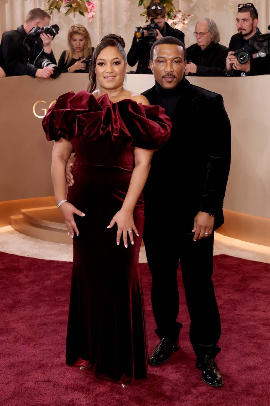 Hottest Couples at 2025 Golden Globe Awards Danielle Isaie and Ashley Walters