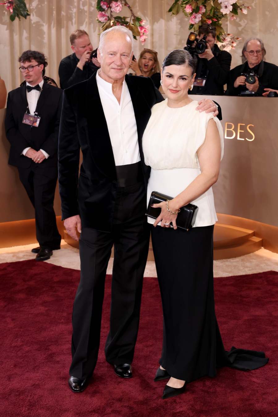 Hottest Couples at 2026 Golden Globe Awards Stellan Skarsgard Megan Everett-Skarsgard