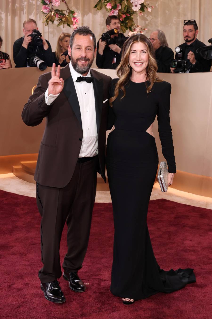 Hottest Couples at the 2026 Golden Globe Awards Adam Sandler and Jackie Sandler
