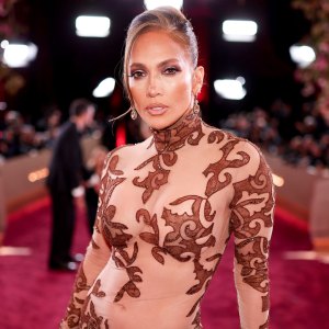 Jennifer Lopez Croc Textured Bag