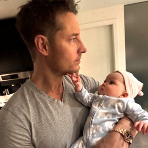 New Justin Hartley Photos With a Baby