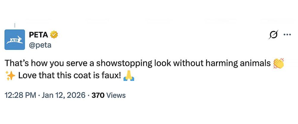 Peta Reacts to Erin Andrews Viral Fur Coat at Playoff Game