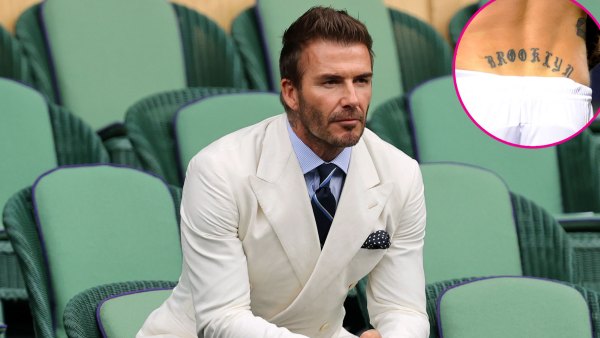 Promo David Beckham Tramp Stamp Tattoo of Son Brooklyn Name Resurfaces Amid Family Drama