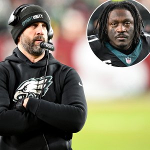 Promo Eagles Coach Nick Sirianni and WR AJ Brown Seen in Heated Argument on Sideline During Playoff Game