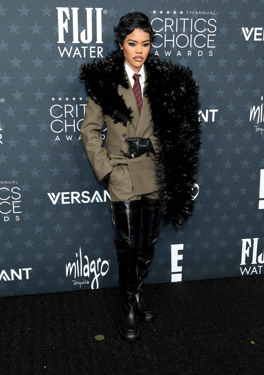 Teyana Taylor Red Carpet Arrival 2026 Critics Choice Awards