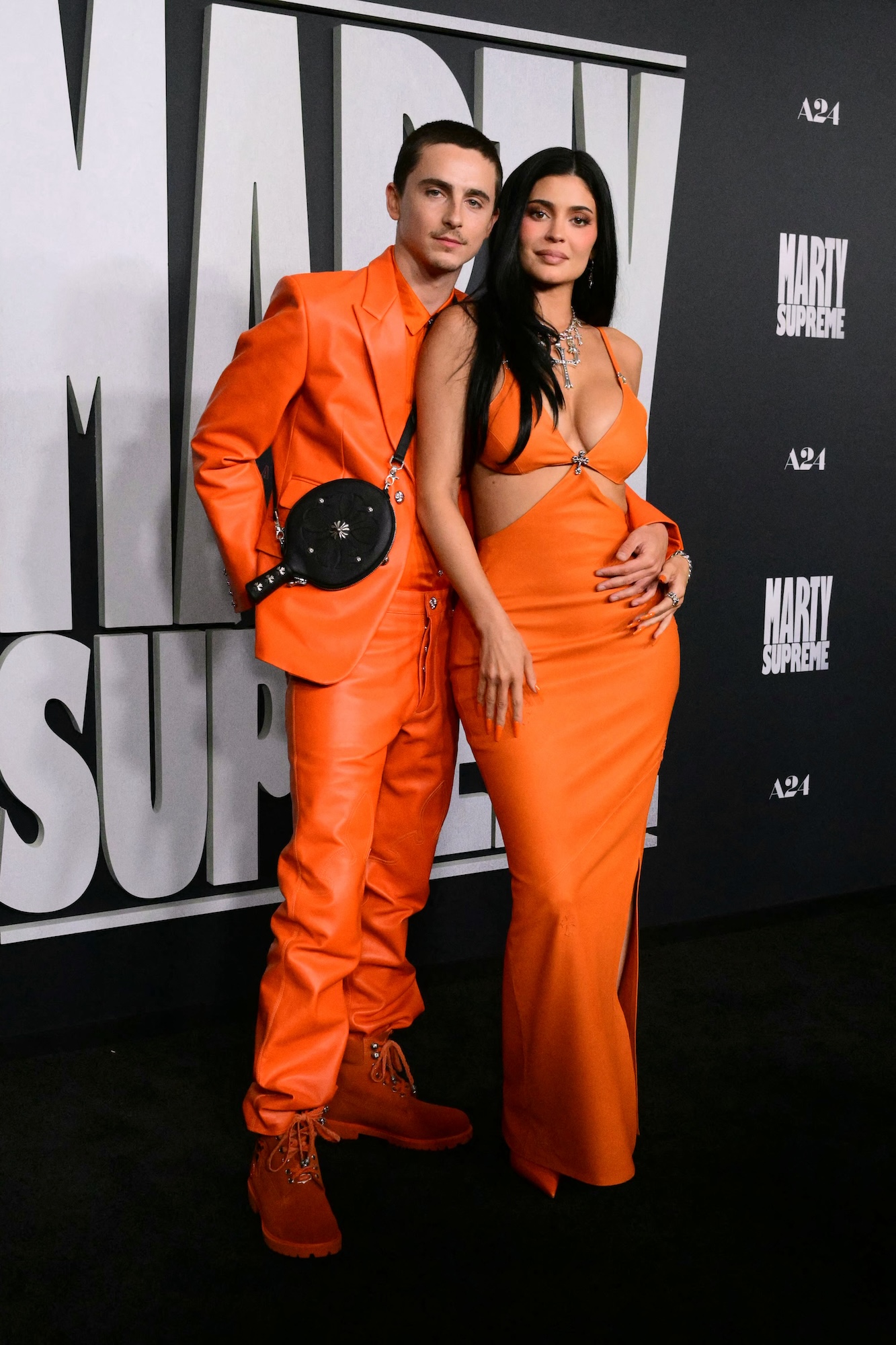 Timothee Chalamet Hints at More Coordinating Outfits With GF Kylie Jenner GettyImages-2250187569
