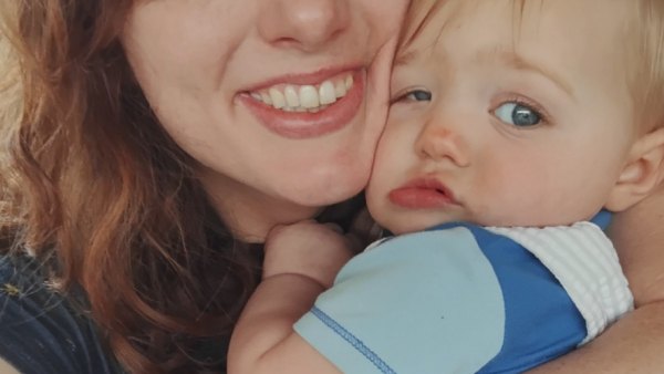 Kristin Bass with Acelynn Moss