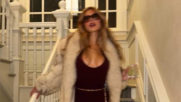 Brooks Nader Takes ‘80s Apres Ski’ Aesthetic to the Next Level in a Racy Pantsless Look