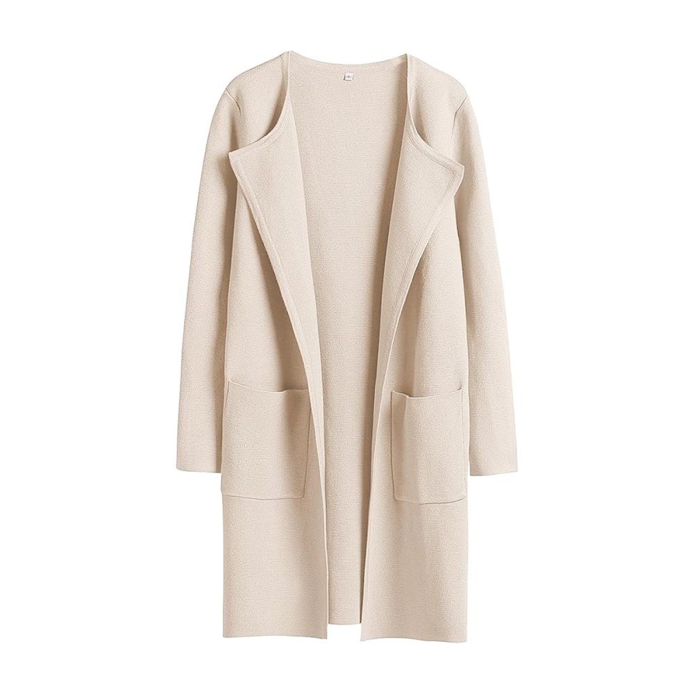 Anrabess Open Front Knit Coatigan