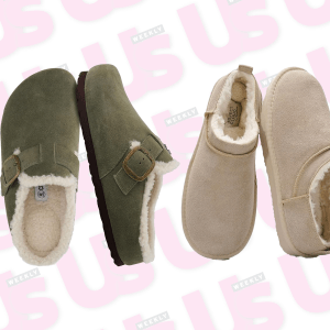 Green Clogs, Beige Boots and Brown Loafers