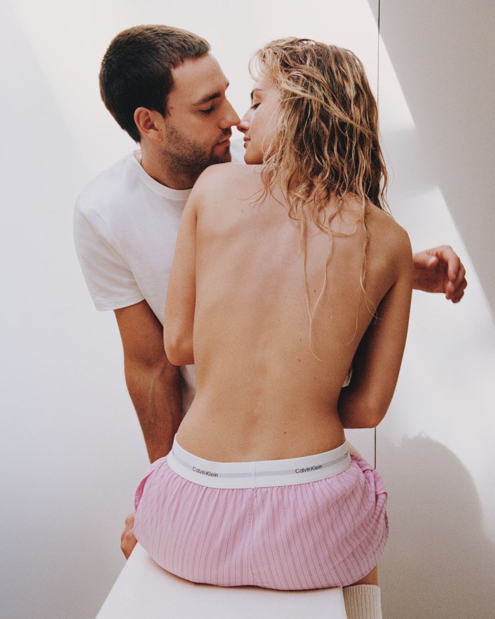 Grace Van Patten and Jackson White Strip Down to Underwear — and go Topless — in Sexy Calvin Klein Ad
