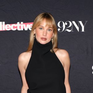 Jennifer Lawrence Suede Tote Bag