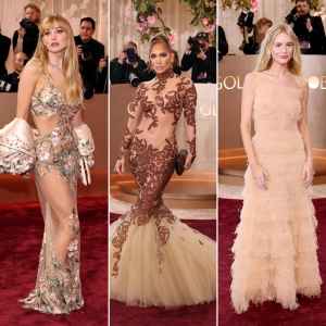 The Hottest Naked Dresses at the 2026 Golden Globes: Jennifer Lawrence, Jennifer Lopez and More