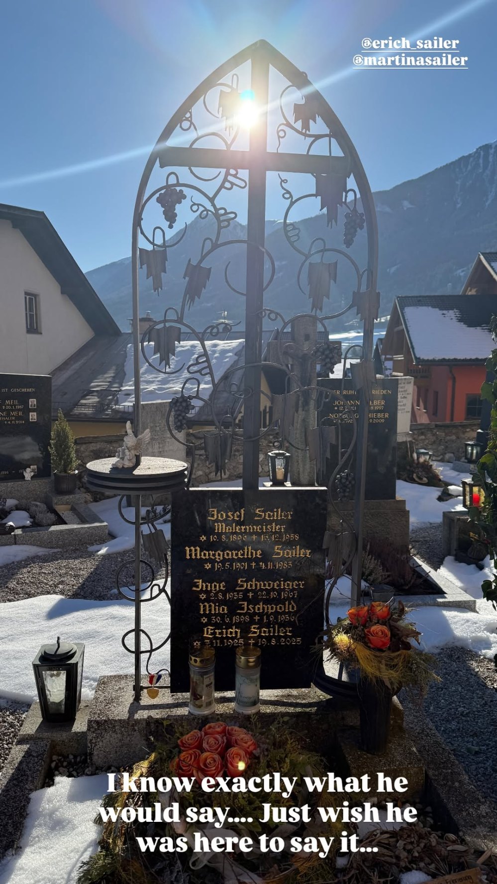 Lindsey Vonn Visits Former Coachs Grave After Crash Jeopardizes Olympic Hopes