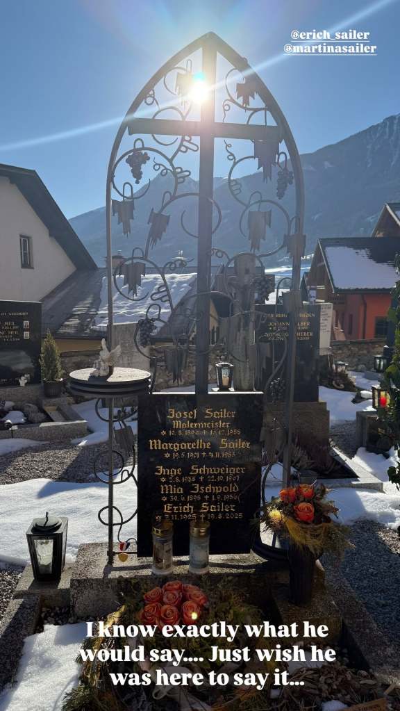 Lindsey Vonn Visits Former Coachs Grave After Crash Jeopardizes Olympic Hopes