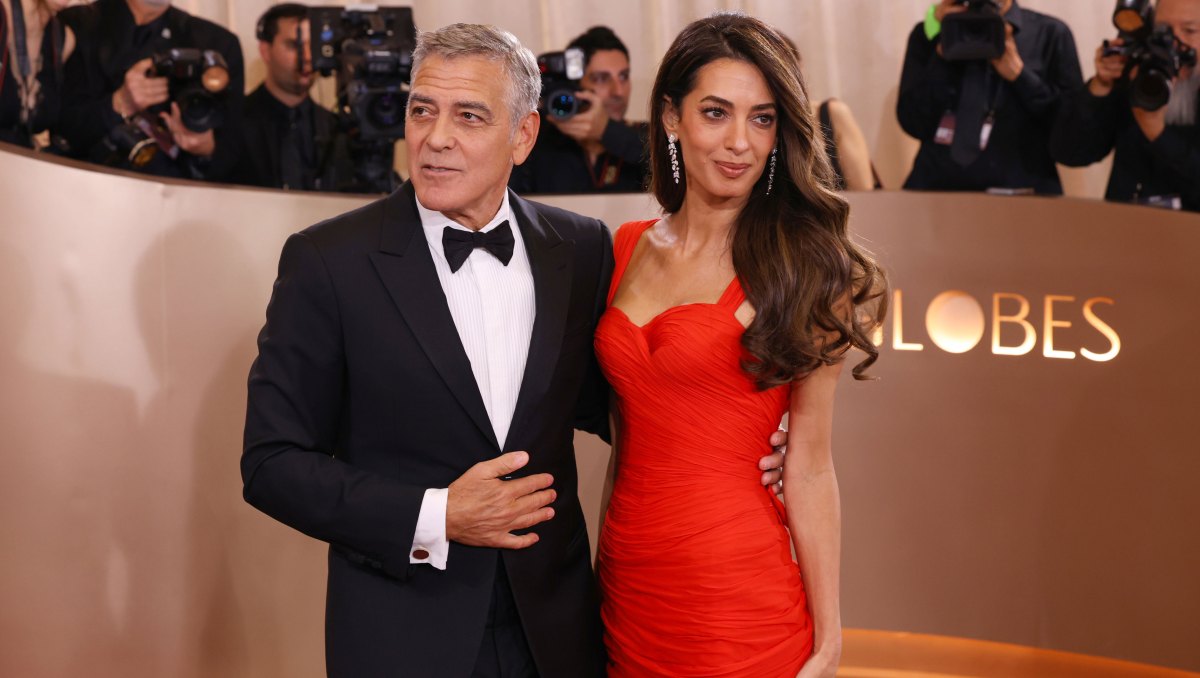 George Clooney and Amal Clooney at the 83rd Annual Golden Globes held at The Beverly Hilton on January 11, 2026 in Beverly Hills, California. (Photo by Jesse Grant/2026GG/Penske Media via Getty Images)