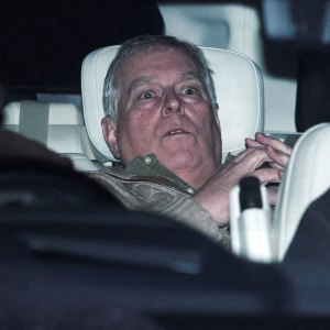 Andrew Mountbatten Windsor Leaves Aylsham Police Station