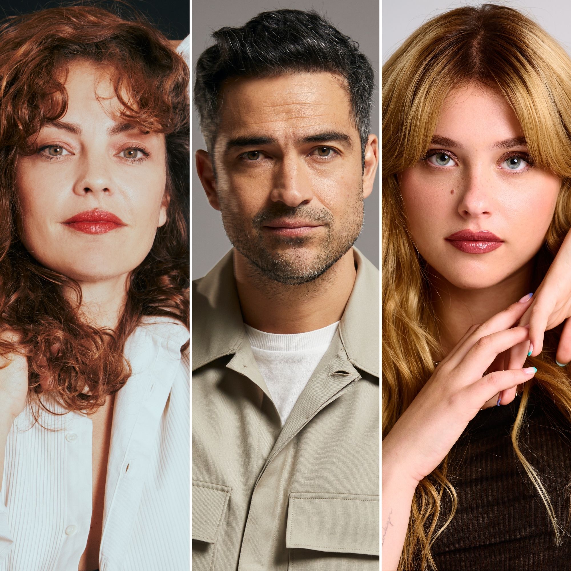 Dolores Fonzi, Alfonso Herrera y Nicole Wallace