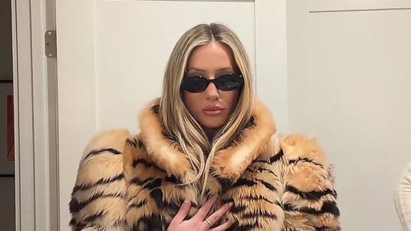 Feature Alix Earle Rocks 51K Gucci Outfit With Tiger Striped Fur Coat and Designer Bag