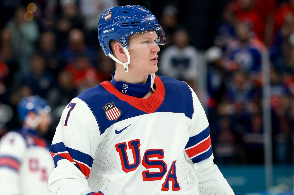 Feature Team USA Brady Tkachuk Criticizes White House for Releasing AI Video of Him Trashing Canada