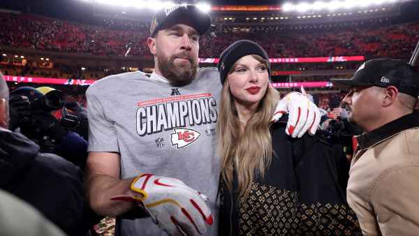 Travis Kelce Sings Along to Mashup of Taylor Swifts So High School