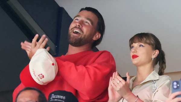 Taylor Swift Subtly Reacts to Sportscasters Cheeky Comment About Travis Kelces Golf Game