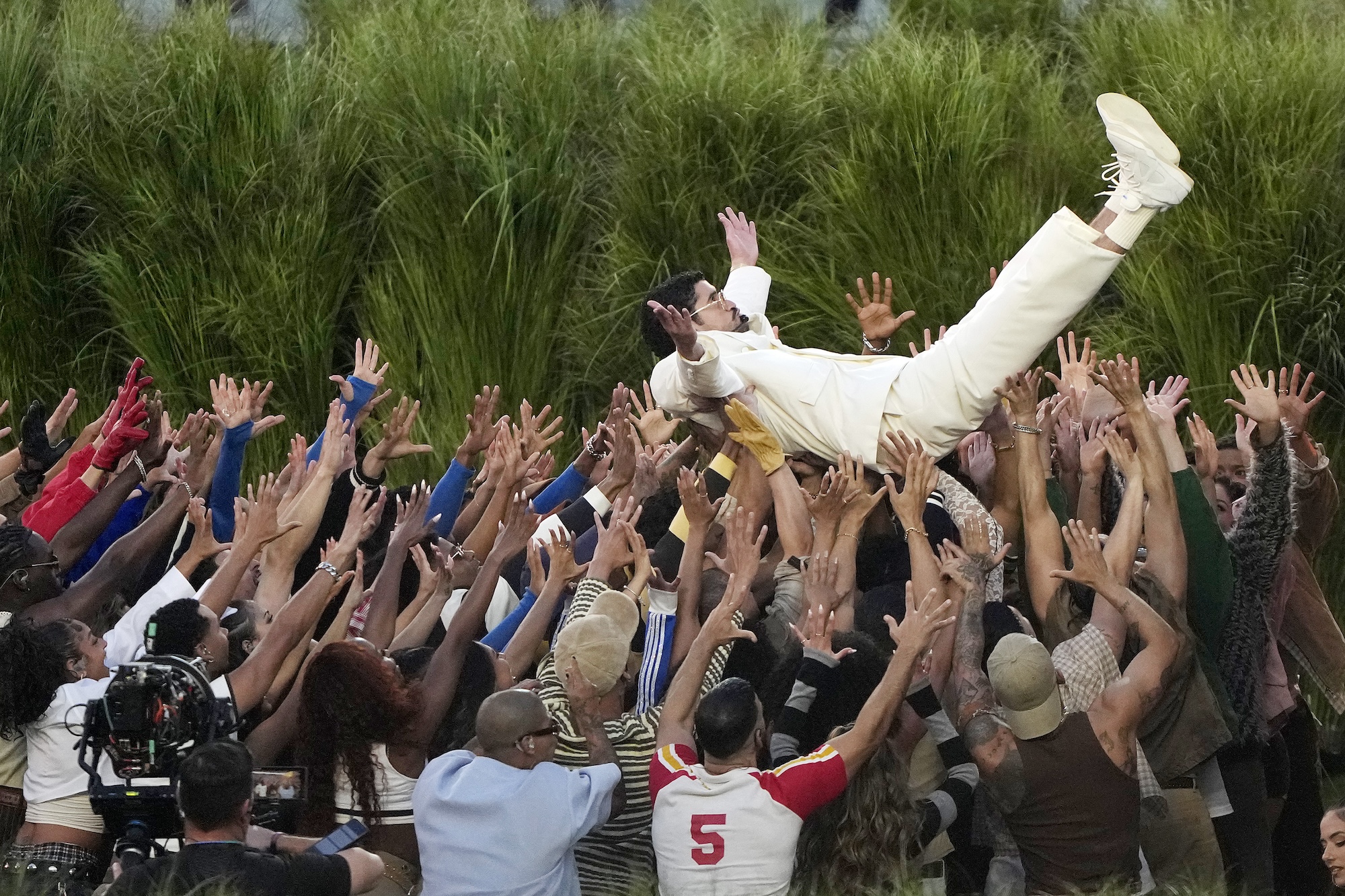 Bad Bunny en el show de medio tiempo del Super Bowl