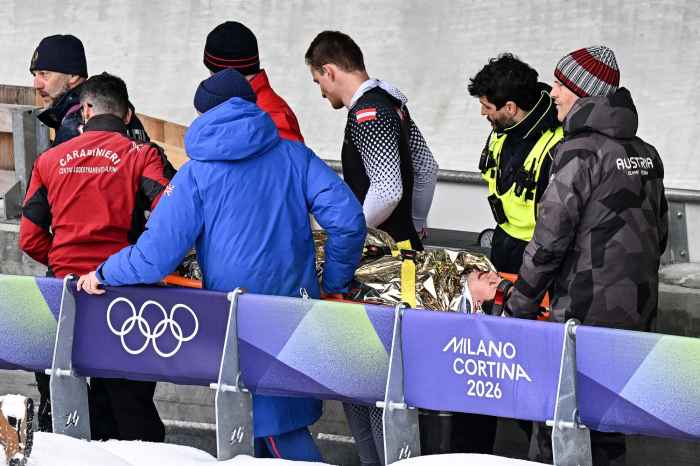 Olympian Hospitalized After Bobsled Overturns During Olympics Race - Us