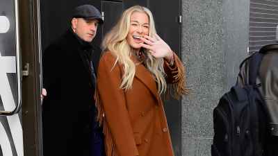 LeAnn Rimes is seen leaving ABC Studios on February 24, 2026 in New York City.