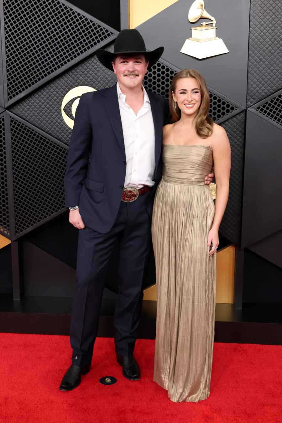 Hottest 2026 Grammy Awards Couples Zach Top and Amelia Taylor