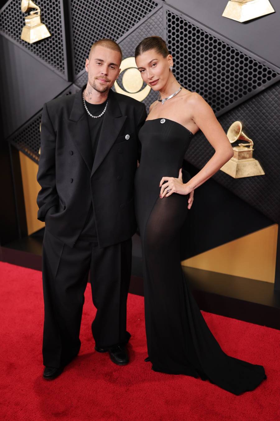Hottest 2026 Grammy Awards Couples Justin Bieber and Hailey Bieber