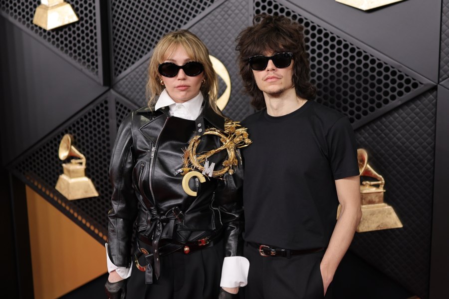 Hottest 2026 Grammy Awards Couples Miley Cyrus and Maxx Morando