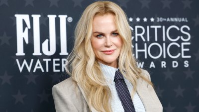 SANTA MONICA, CALIFORNIA - FEBRUARY 07: Nicole Kidman attends the 30th Annual Critics Choice Awards at Barker Hangar on February 07, 2025 in Santa Monica, California. (Photo by Frazer Harrison/Getty Images)