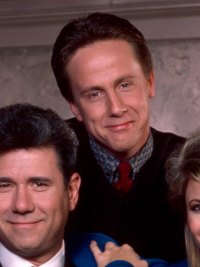 John Larroquette, Harry Anderson and Markie Post in Night Court