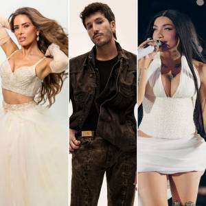 Gloria Trevi, Sebastián Yatra y María Becerra