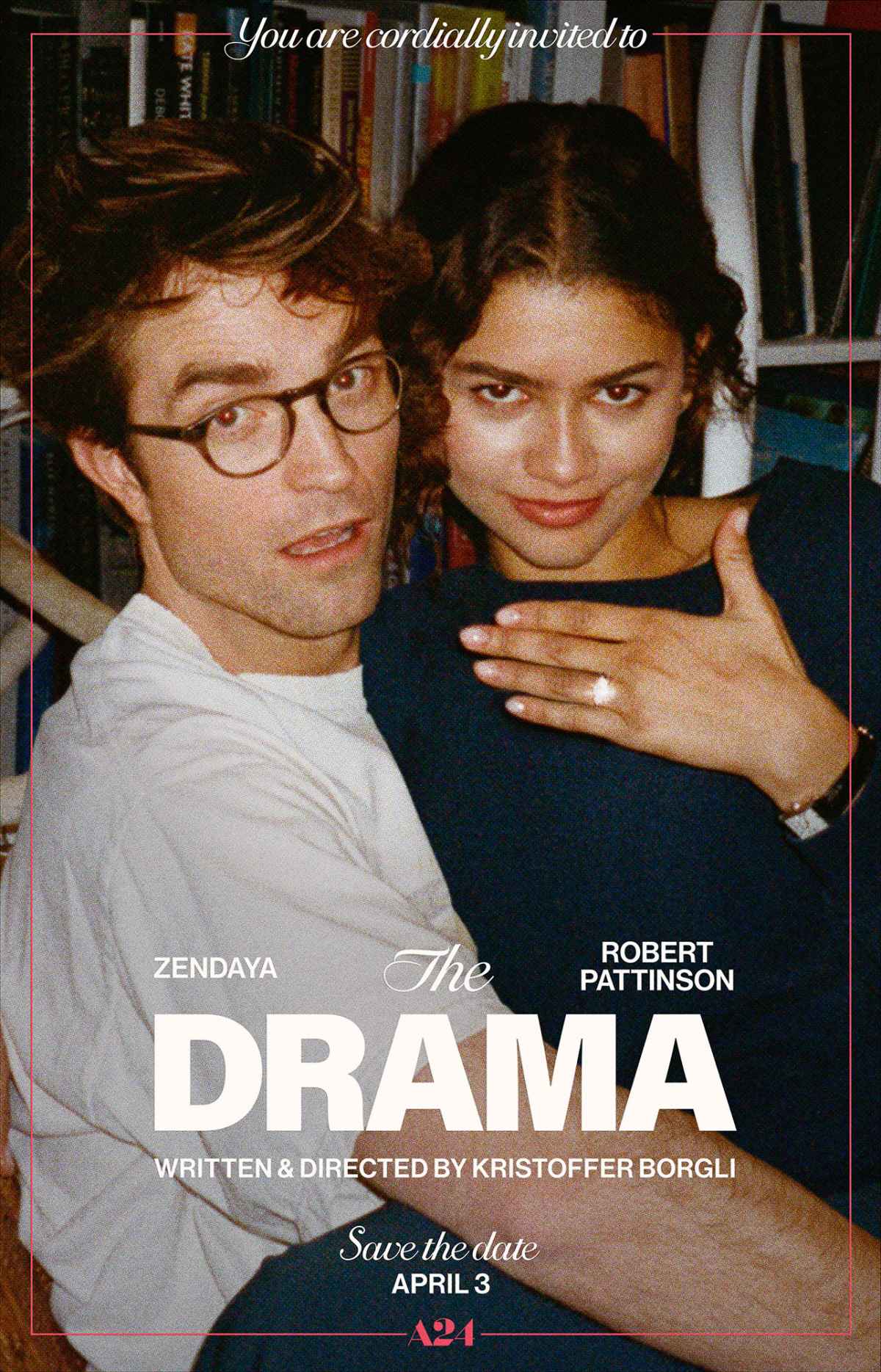 Zendaya and Robert Pattinson The Drama Credit A24