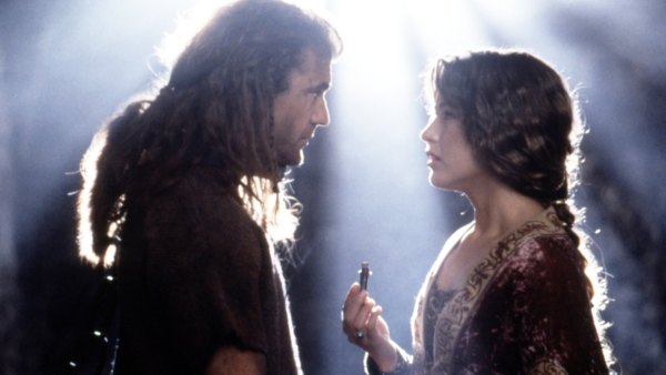Mel Gibson and Sophie Marceau in Braveheart