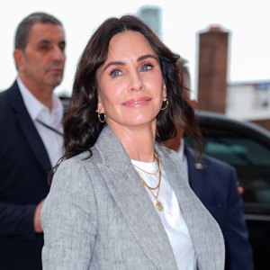 NEW YORK, NY - JUNE 26: Courteney Cox is seen on June 26, 2025 in New York City. (Photo by XNY/Star Max/GC Images)
