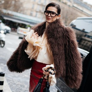 Street Style at Haute Couture Spring Summer 2026 fashion week on January 28, 2026 in Paris, France. (Photo by WWD/WWD via Getty Images)