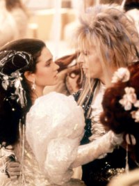 Jennifer Connelly and David Bowie in Labyrinth