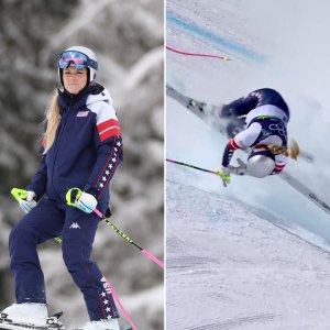 lindsey vonn friend cries after olympics crash