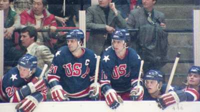 The 1980 men's hockey team in Miracle: The Boys of '80