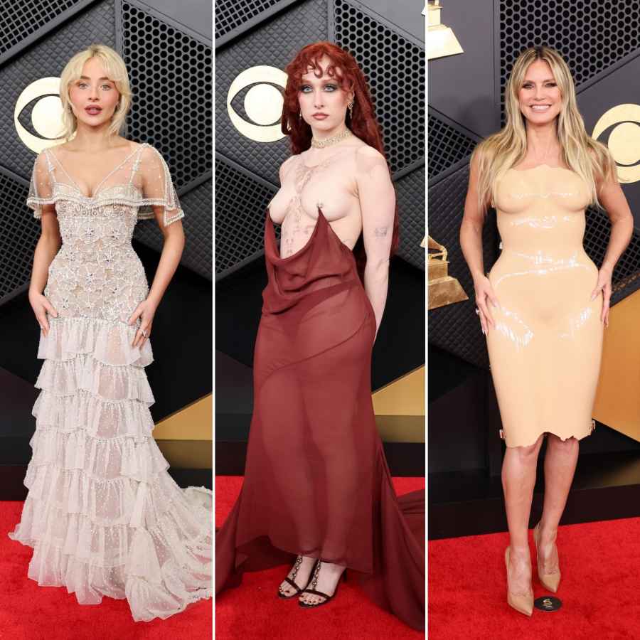 The Sexiest Naked Dresses at the 2026 Grammys Red Carpet Included Sabrina Carpenter’s Look and More